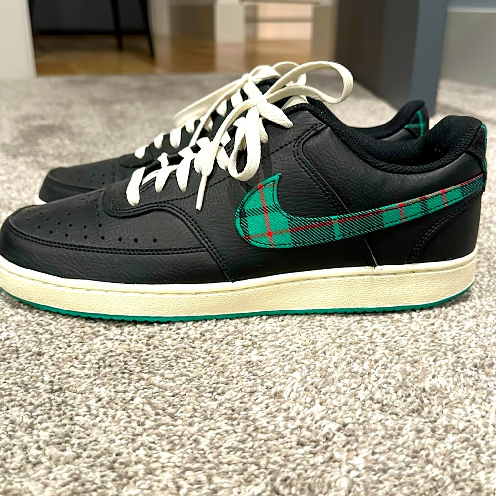Nike Court Vision Men Low SE Plaid Size 11